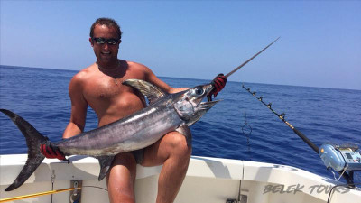 Fishing from the yacht from Serik