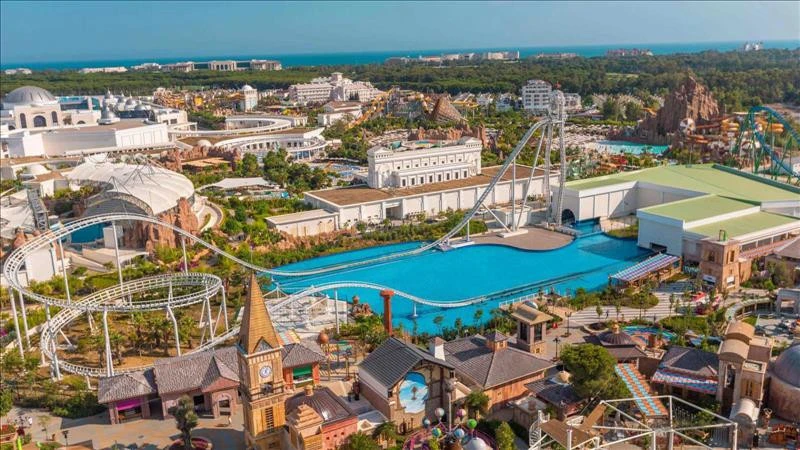 The Land of the Legends water park in Belek